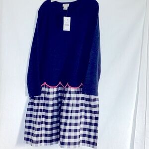 Crewcuts navy dress NWT